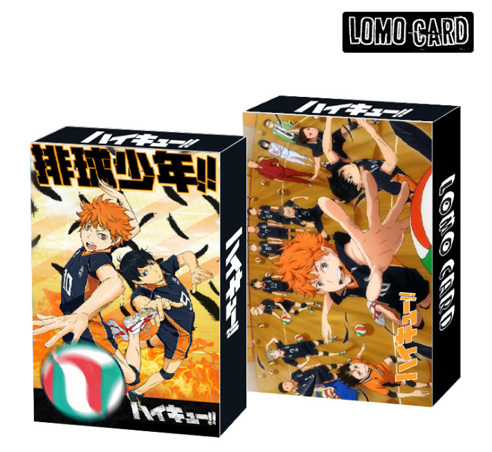 haikyuu anime lomo cards