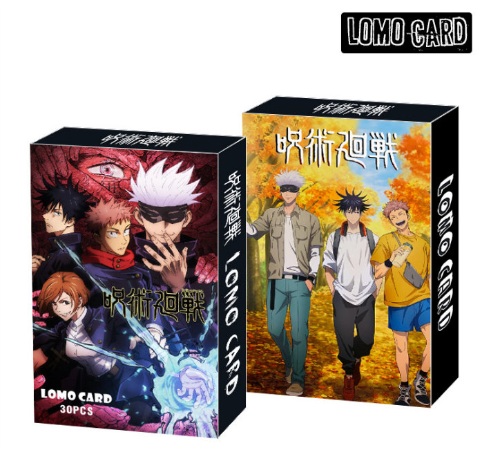 jujutsu kaisen anime lomo cards