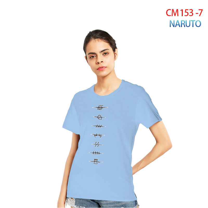 Naruto anime 7 colours T-shirt for lover