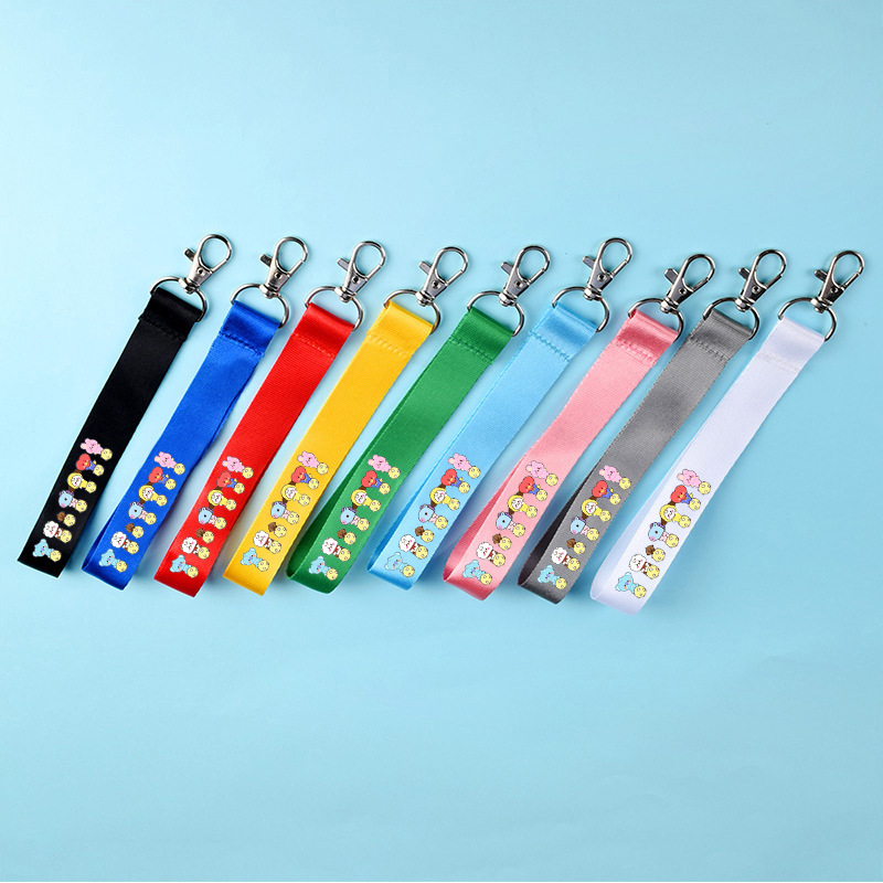 bts anime lanyard phonestrap ( 14cm*2cm )