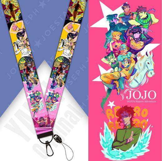 JoJo's Bizarre Adventure anime lanyard phonestrap ( 45cm*2.5cm )