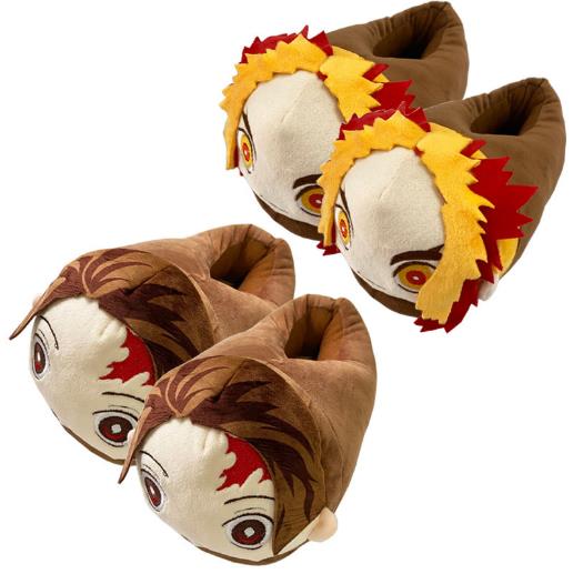 demon slayer anime plush slippers ( one size 35-42cm )