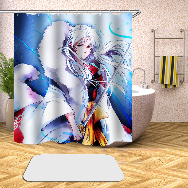 inuyasha anime shower curtain ( 150cm*200cm )