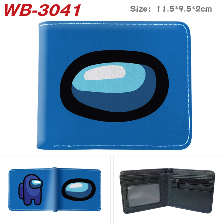 Among Us game wallet 11.5cm*9.5cm*2cm  16 styles