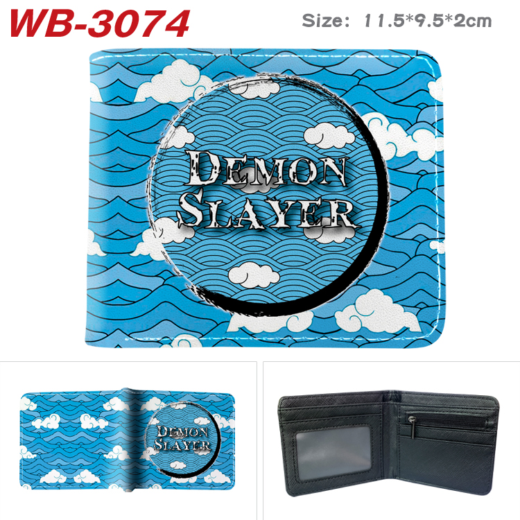 Demon Slayer Kimets anime wallet 11.5cm*9.5cm*2cm 16 styles