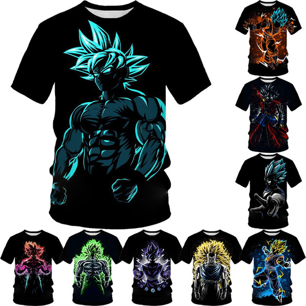 dragon ball anime 3D Printing T-shirt