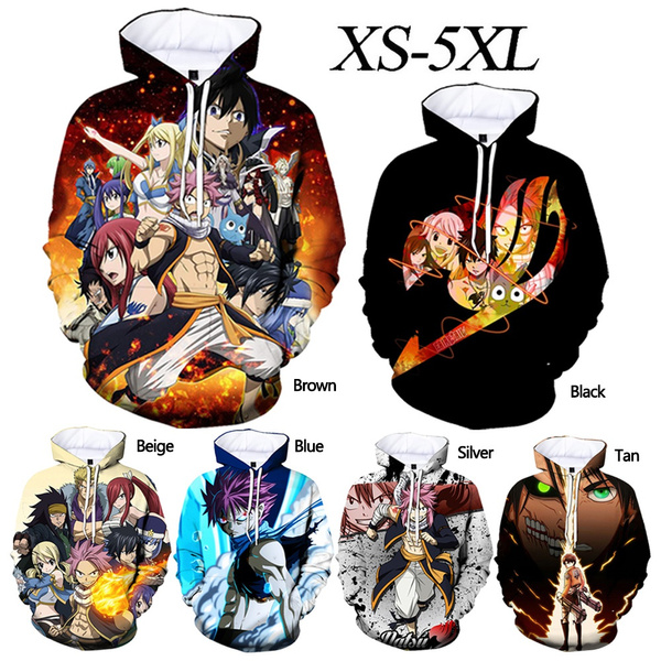 fairy tail anime 3D Printing hoodie