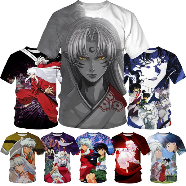 inuyasha anime 3D Printing T-shirt