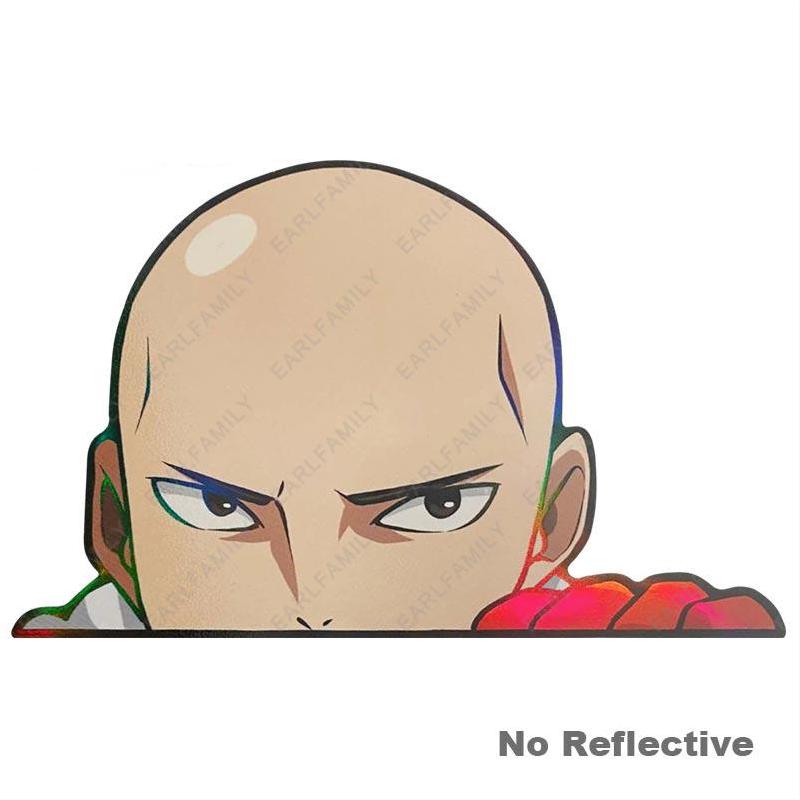 one punch man anime car sticker