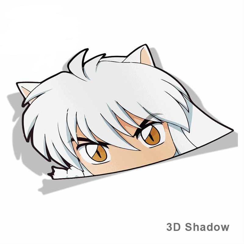 inuyasha anime car sticker