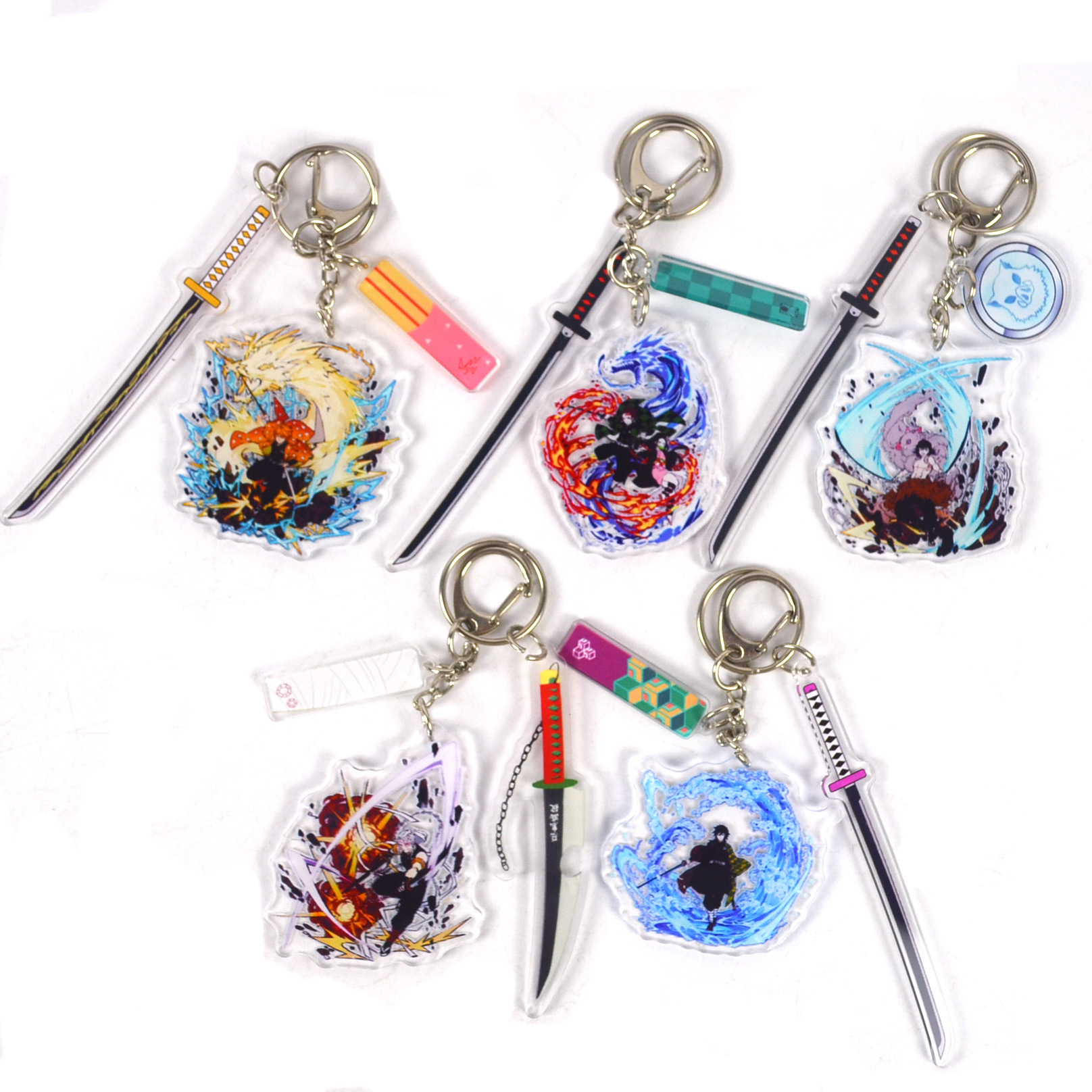 demon slayer anime keychain