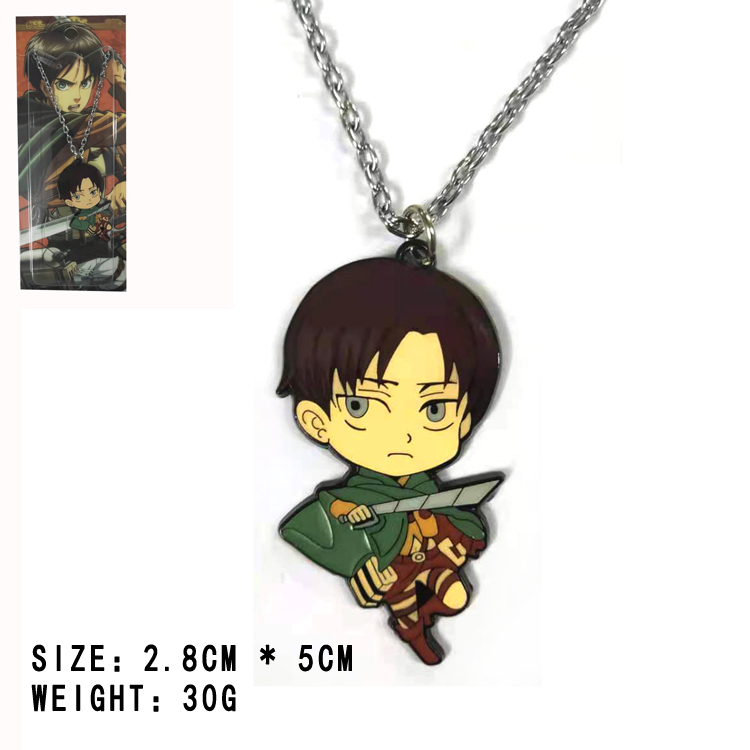 attack on titan anime necklace