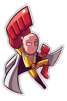 One Punch Man anime car sticker 4 styles