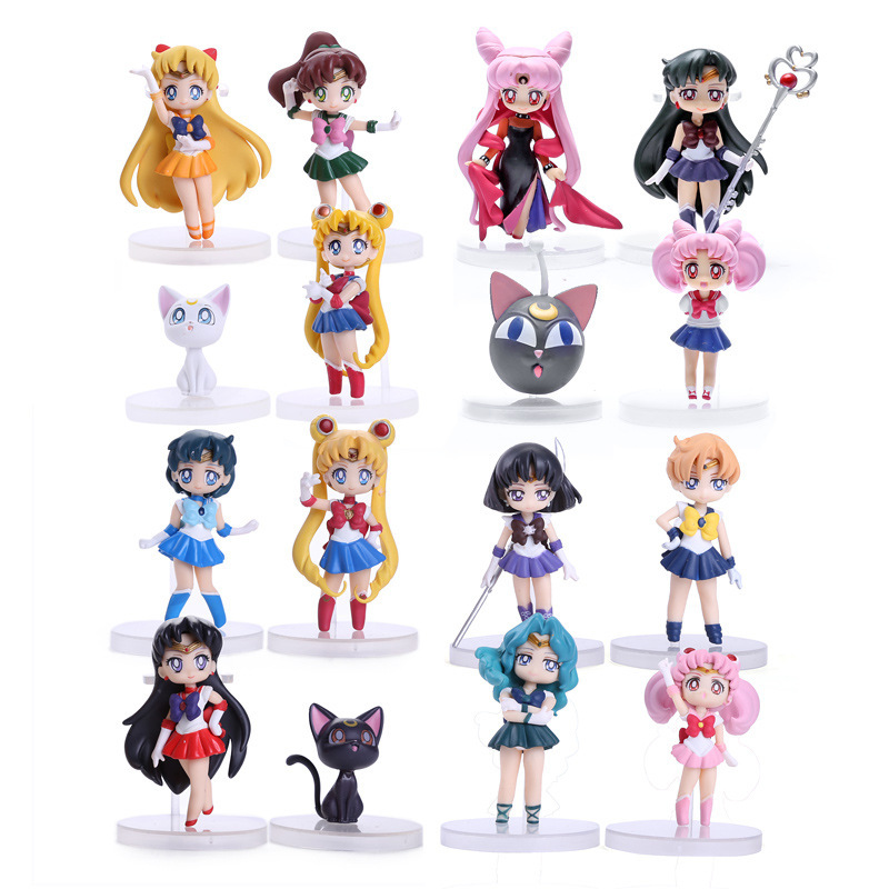 sailormoon anim figure 6cm A set of four