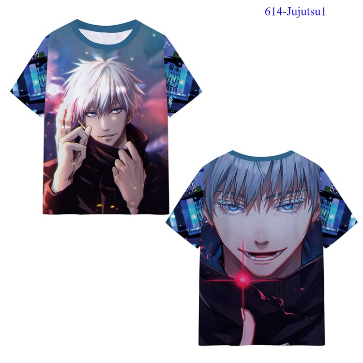 jujutsu kaisen anime 3D Printing T-shirt