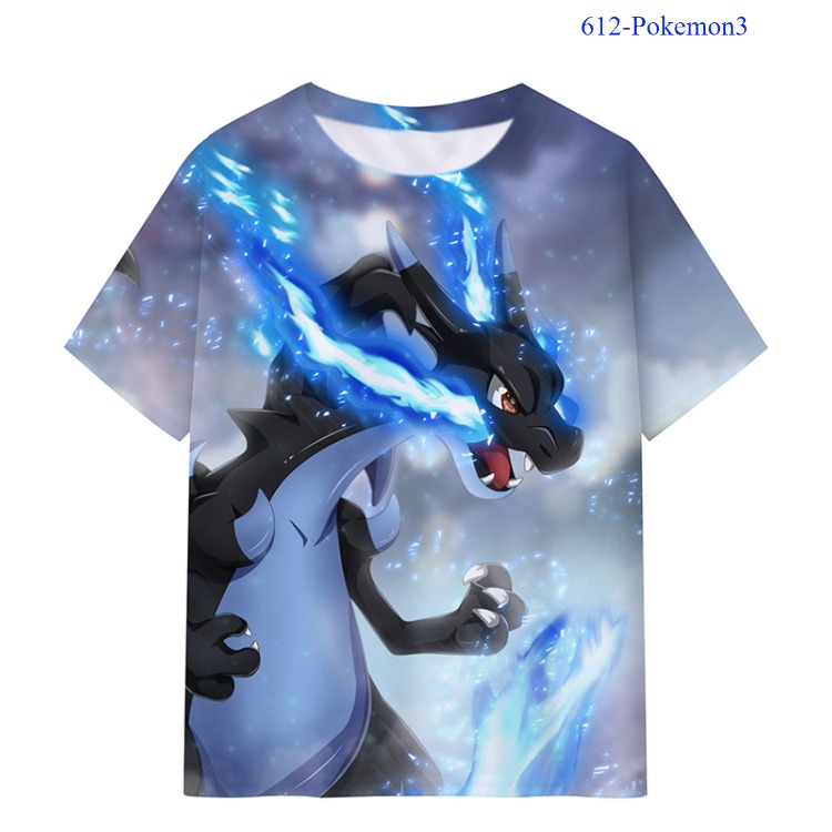 pokemon anime 3D Printing T-shirt