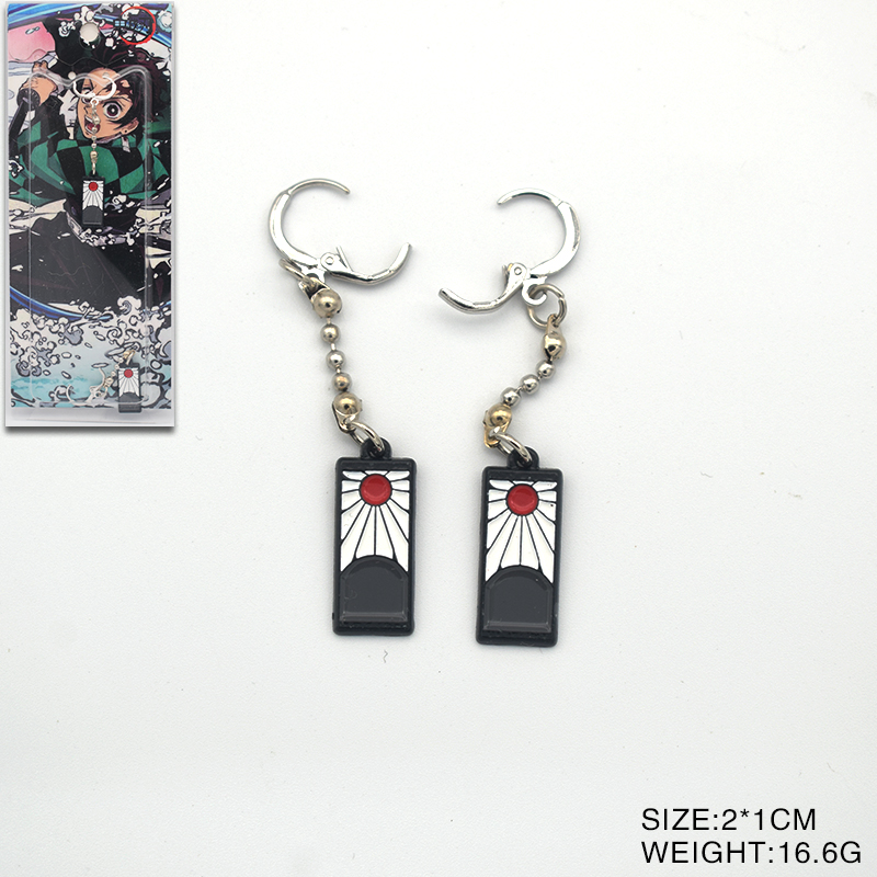 demon slayer kimets anime earrings