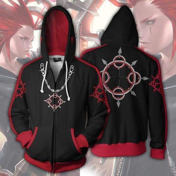 kingdom hearts anime hoodie