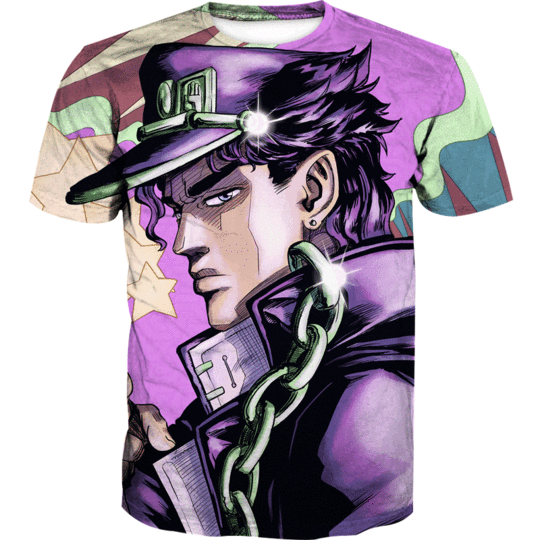 JoJos Bizarre Adventure anime 3D Printing T-shirt