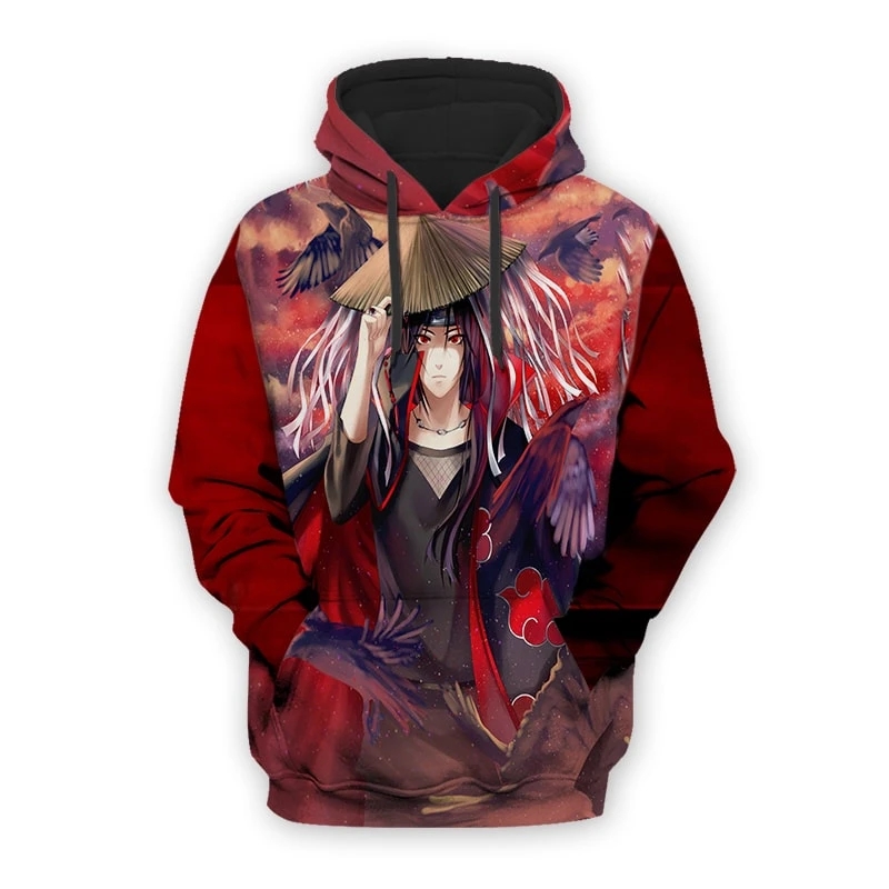 naruto anime 3D Printing hoodie