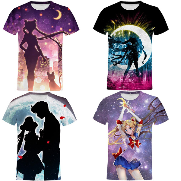 Sailormoon anim 3D Printing T-shirt