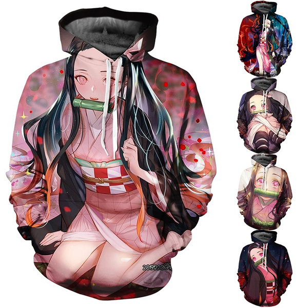 demon slayer kimets anime 3d printed hoodie