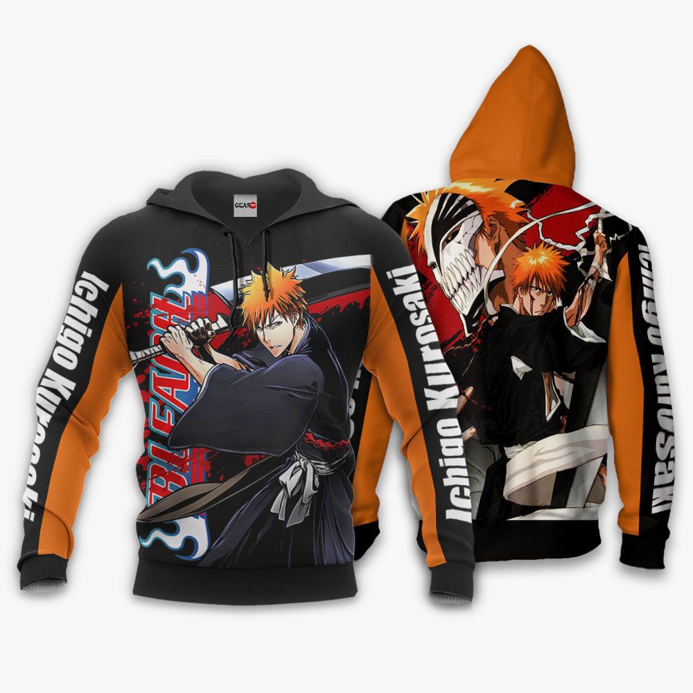 Bleach anime hoodie & zip hoodie 20 styles
