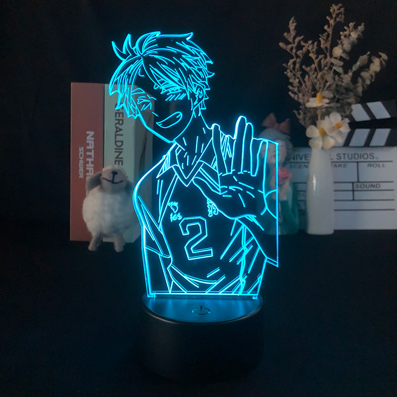 haikyuu anime 7 colours LED light