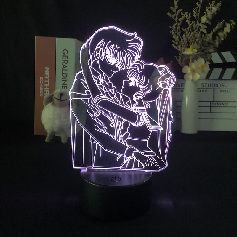 sailormoon anim 7 colours LED light