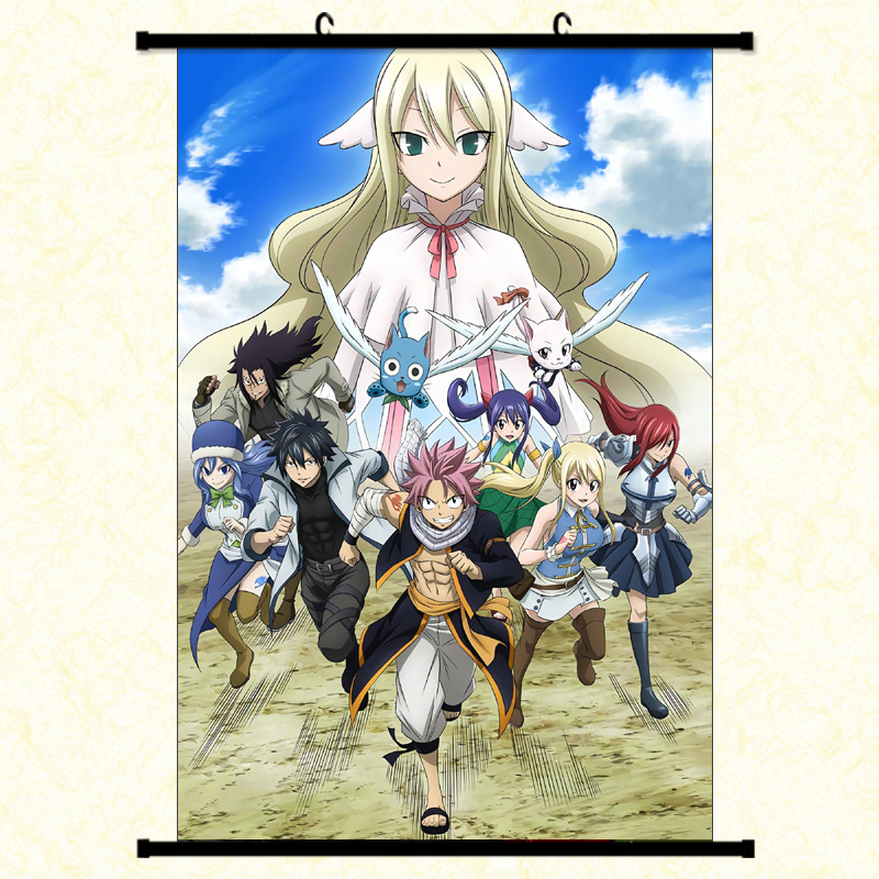 fairy tail anime wallscroll 60*90cm