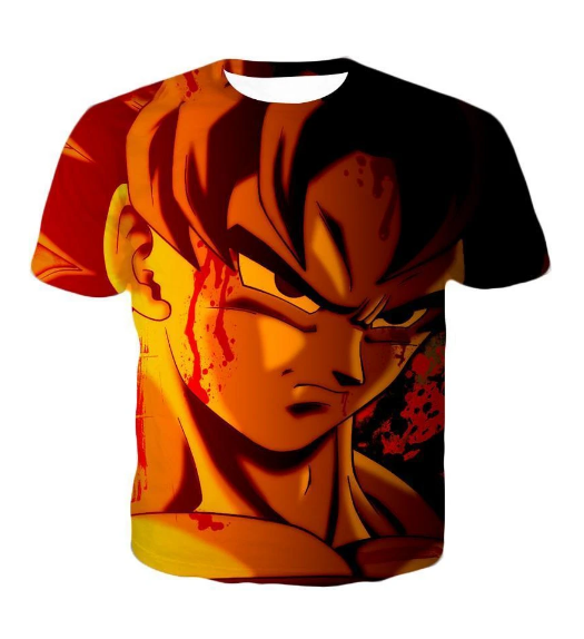 dragon ball anime 3D Printing T-shirt