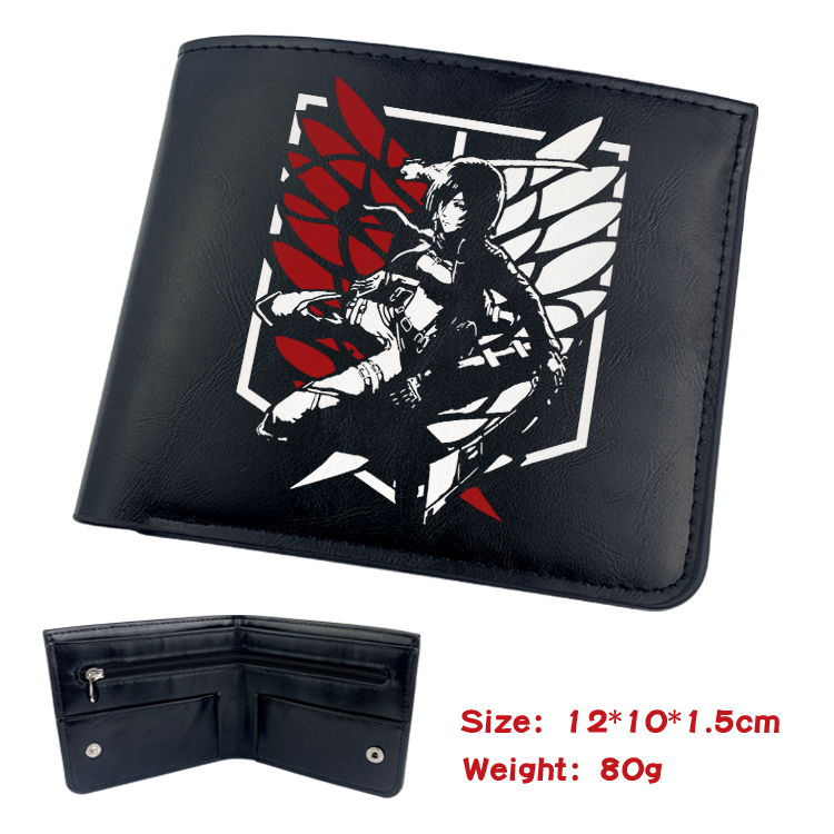 attack on titan anime wallet