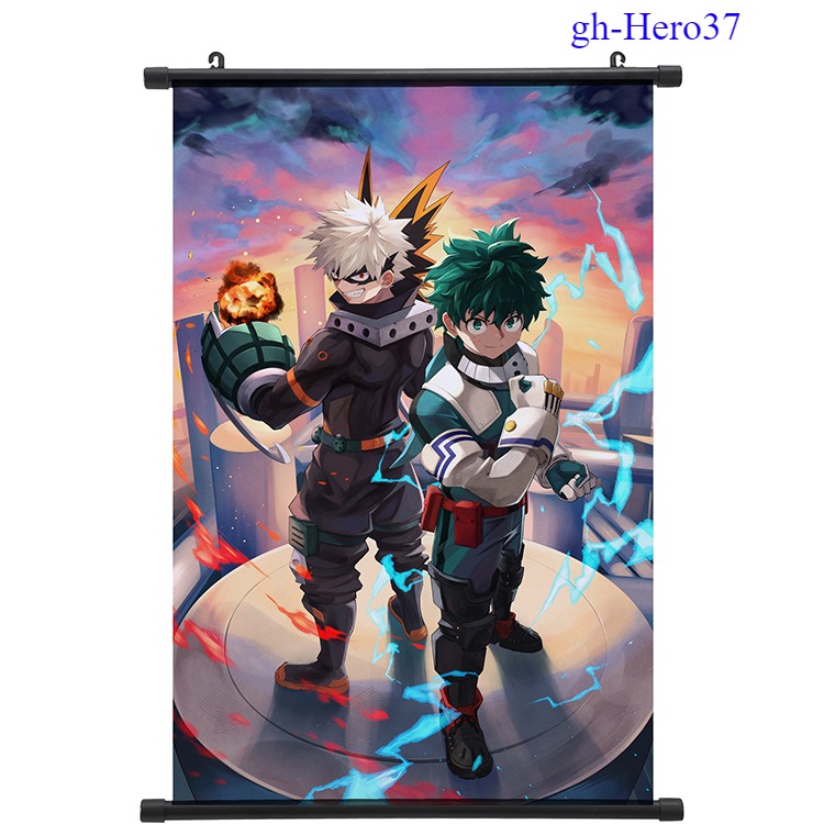 My Hero Acaemia anime wallscroll 12 styles