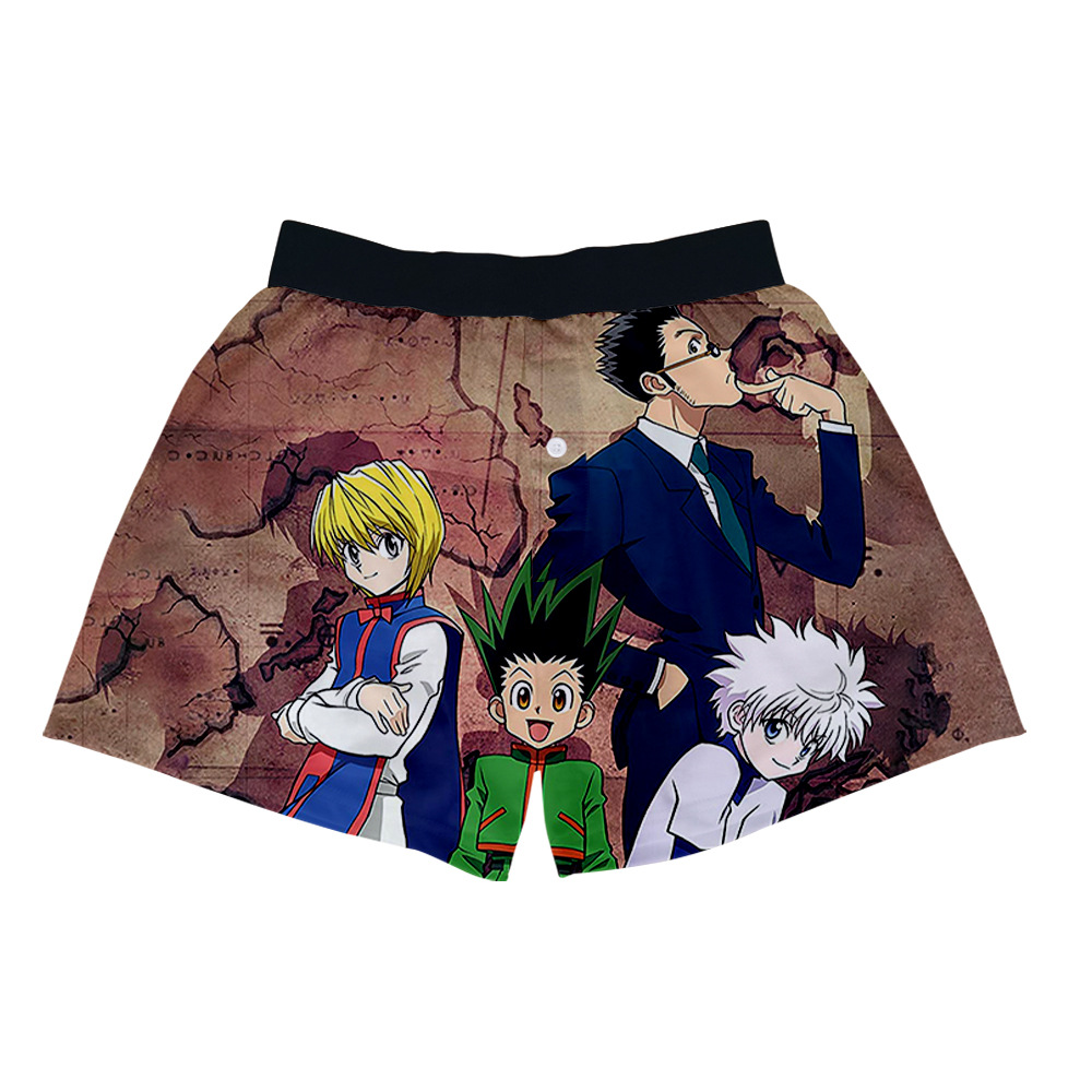 hunter anime 3D printed boxer underwear