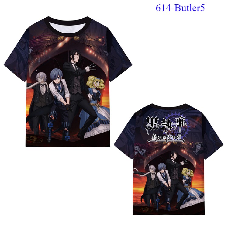 Kuroshitsuji anime T-shirt 5 styles