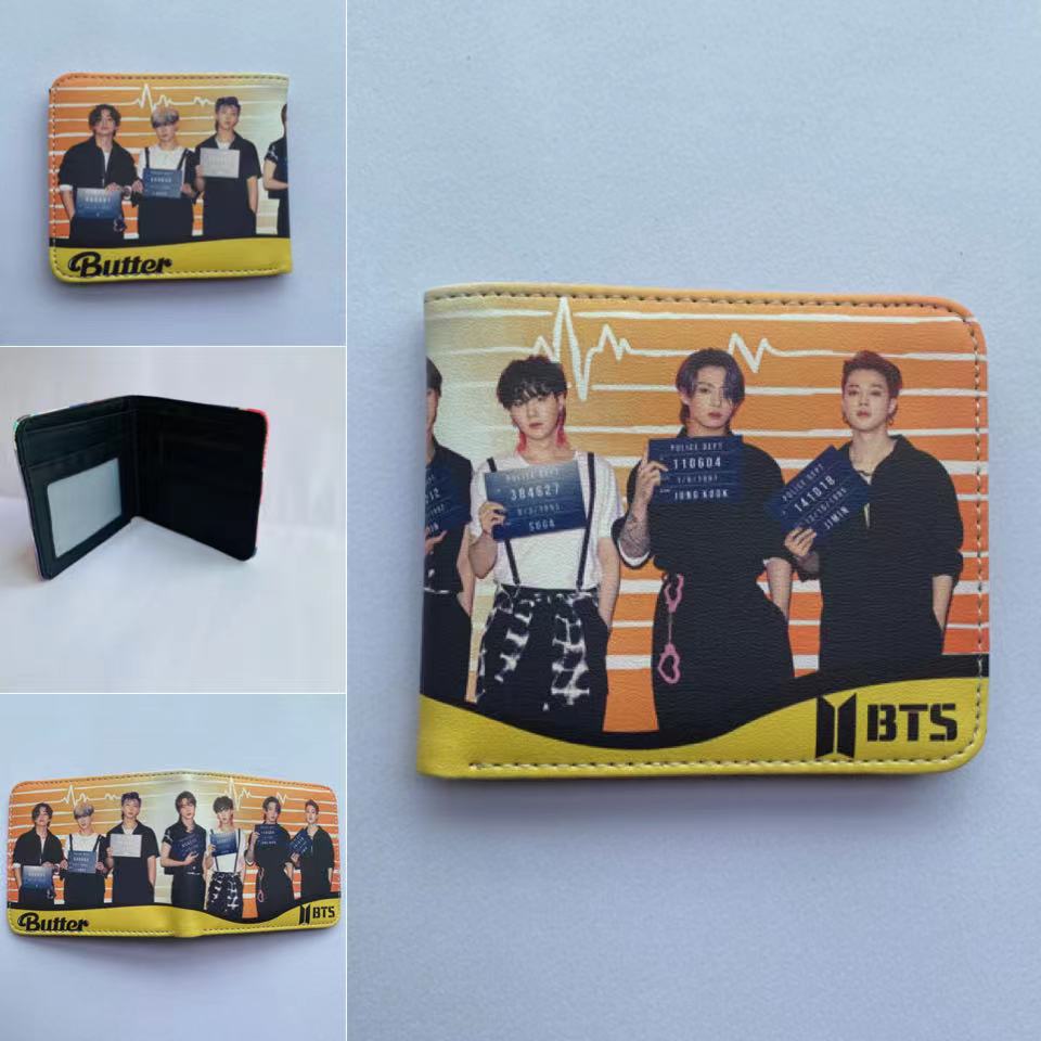 BTS anime wallet