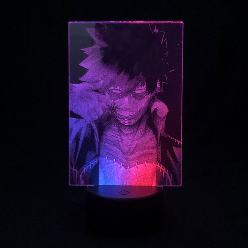 My Hero Acaemia anime 7 colours LED light