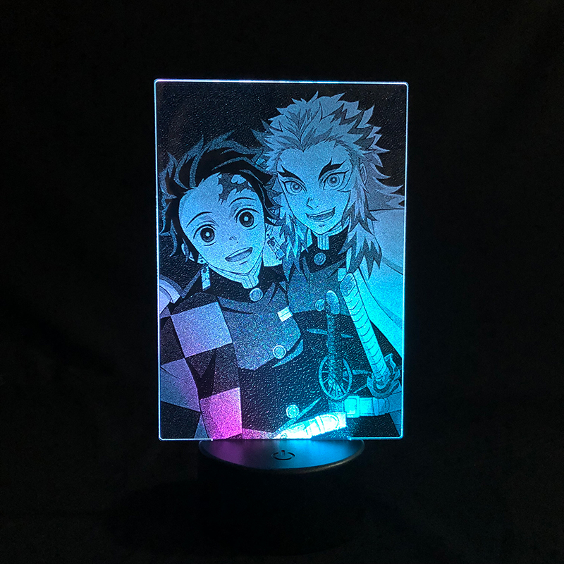 Demon Slayer Kimets anime 7 colours LED light