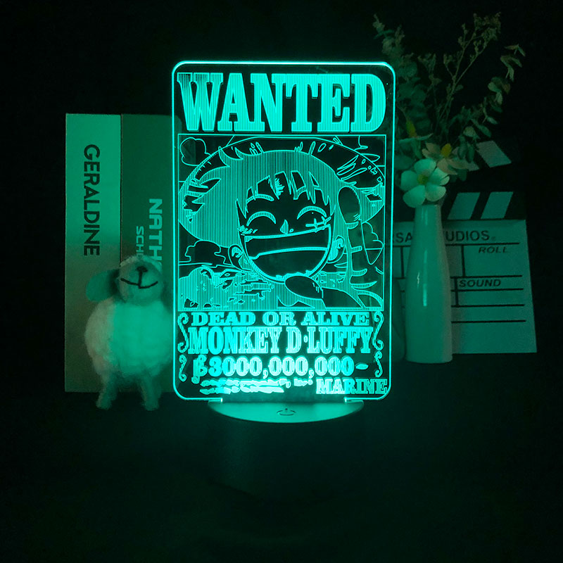 One Piece anime 7 colours LED light