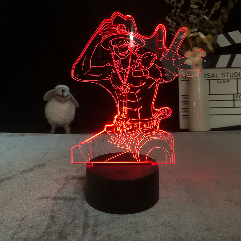 One Piece anime 7 colours LED light