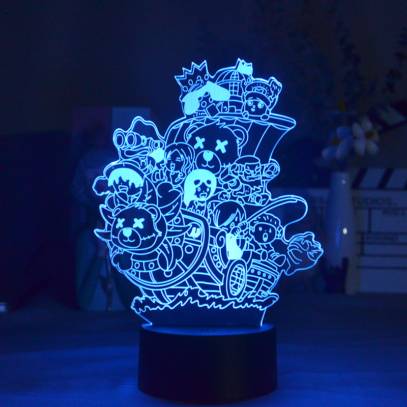 One Piece anime 7 colours LED light