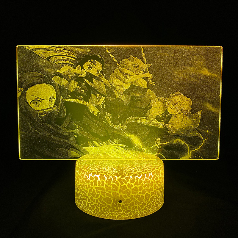 Demon Slayer Kimets anime 7 colours LED light