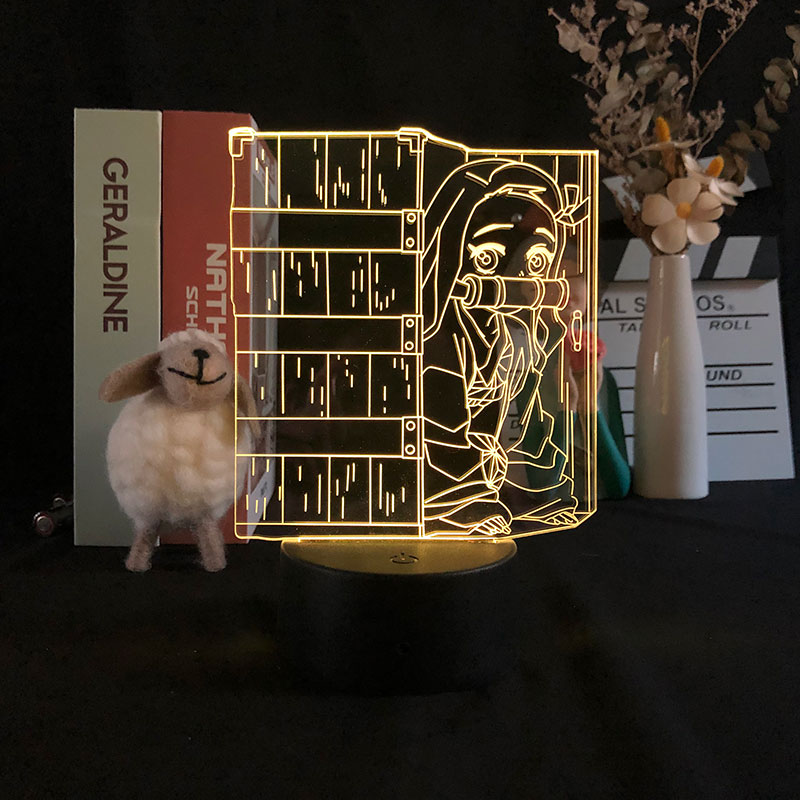 Demon Slayer Kimets anime 7 colours LED light