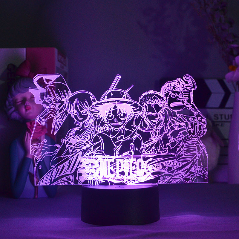 One Piece anime 7 colours LED light