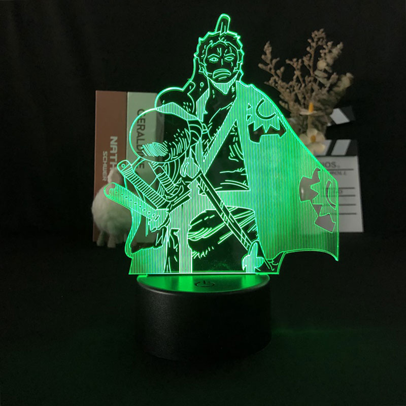 One Piece anime 7 colours LED light