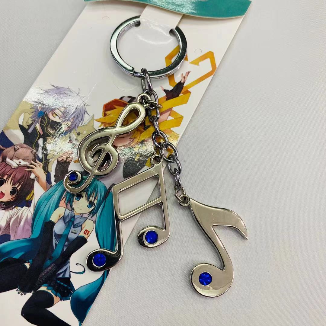 miku hatsune anime keychain