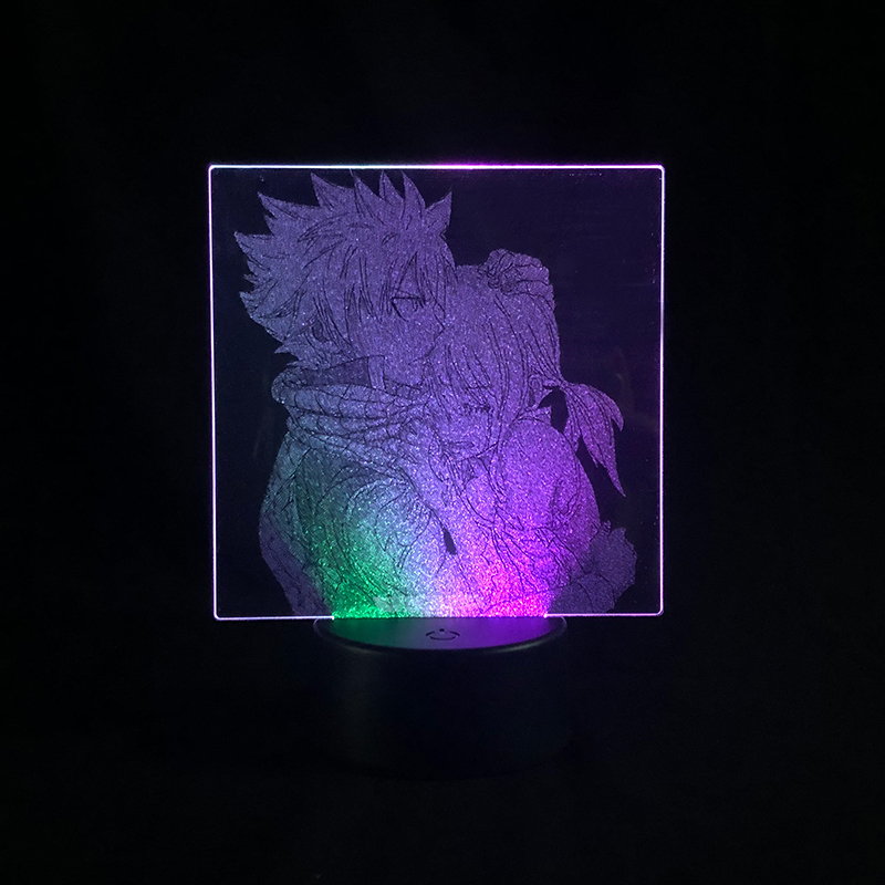 fairy tail anime 7 colours LED light