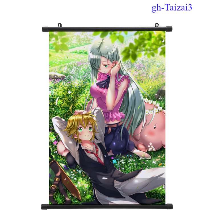 seven deadly sins anine wallscroll 60*90cm