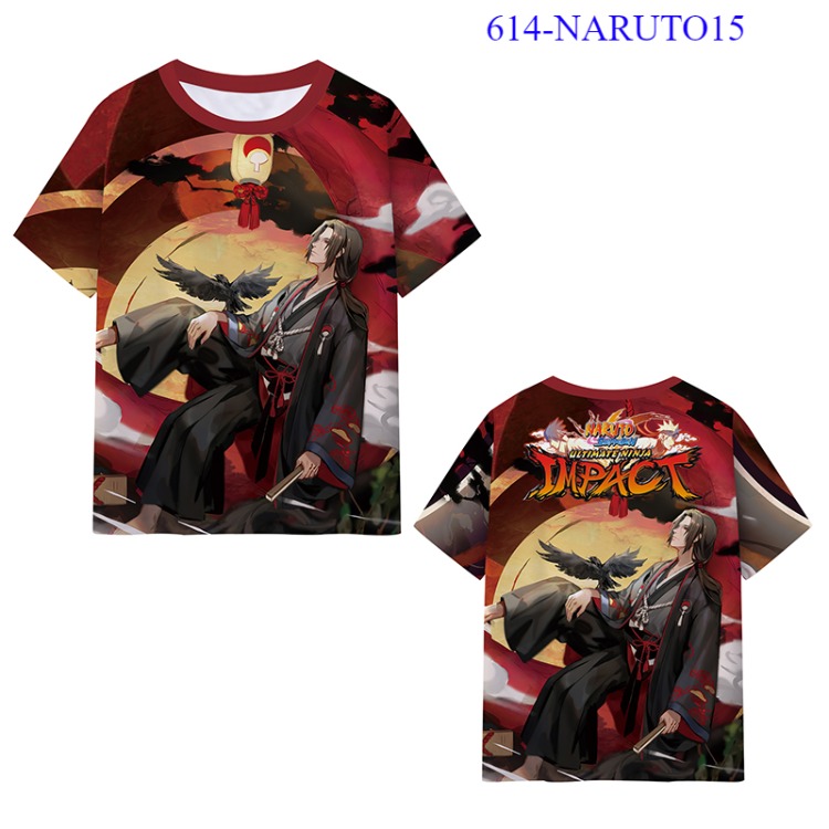 naruto anime T-shirt 5 styles