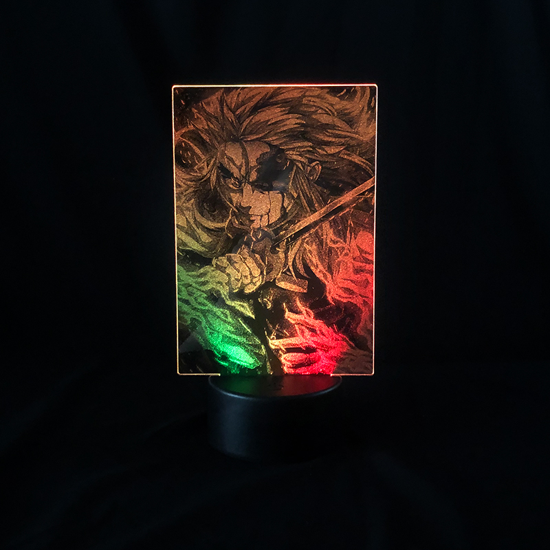 demon slayer kimets anime 7 colours LED light